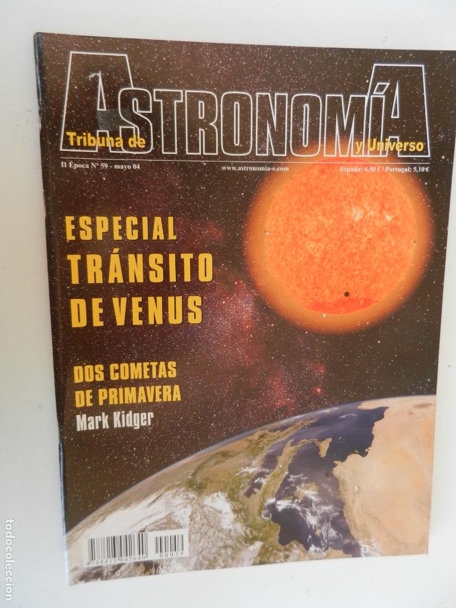 Coleccionismo de Revistas y Peri&oacute;dicos: TRIBUNA DE ASTRONOMIA Y UNIVERSO REVISTA N&ordm; 59- 05-2004 -DOS COMETAS DE PRIMAVERA -VER INDICE