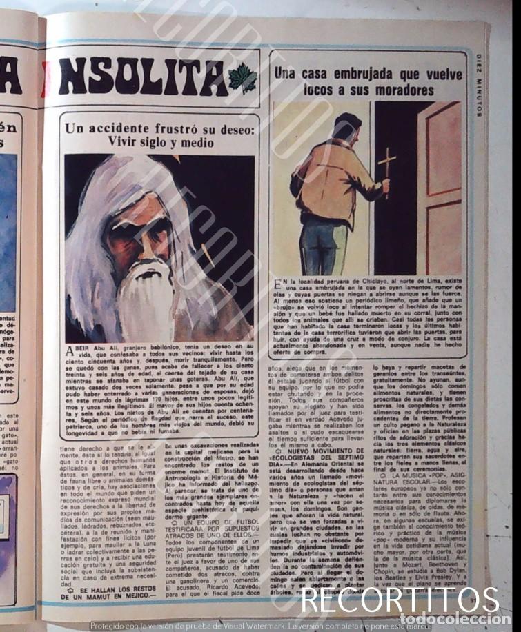 Collection Magazines and Newspapers: UNA CASA EMBRUJADA VUELVE LOCOS A SUS MORADORES VIDA INSOLITA