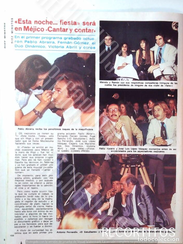 Collection Magazines and Newspapers: EL DUO DINAMICO PABLO ABRAIRA JOSE LUIS LOPEZ VAZQUEZ ANTONIO FERRANDIS FERNANDO FERNAN GOMEZ SANCH