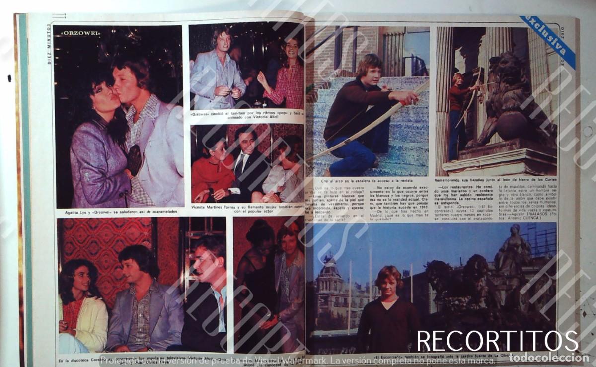 Colecionismo de Revistas e Jornais: peter marshall orzowei EN MADRID ESPA&Ntilde;A CON AGATA LYS JUAN CARLOS NAYA VICTORIA ABRIL