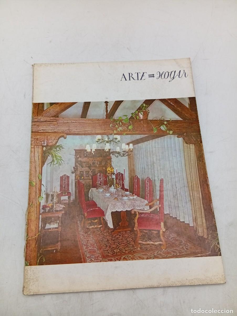 Colecionismo de Revistas e Jornais: REVISTA ARTE HOGAR. N&ordm; 281-282. A&Ntilde;O 1968. LA CASA DE FRANCISCO MU&Ntilde;OZ. ORFEBRERIA, TAPICES,.... LEER.