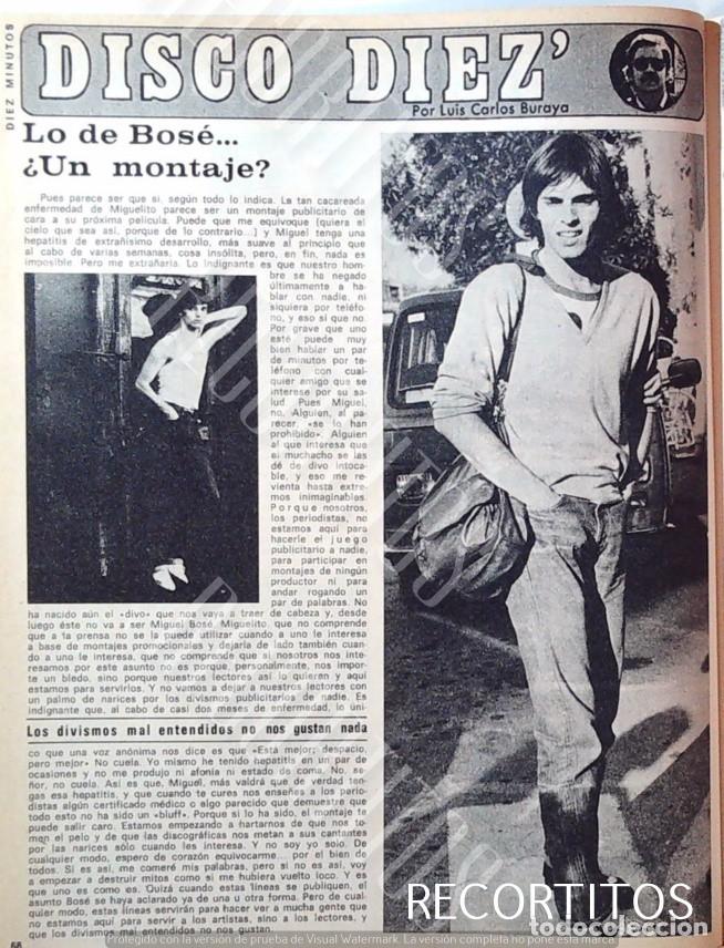 Coleccionismo de revistas y peri&oacute;dicos: MIGUEL BOSE DOMINGUIN 1978 MONTAJE ?