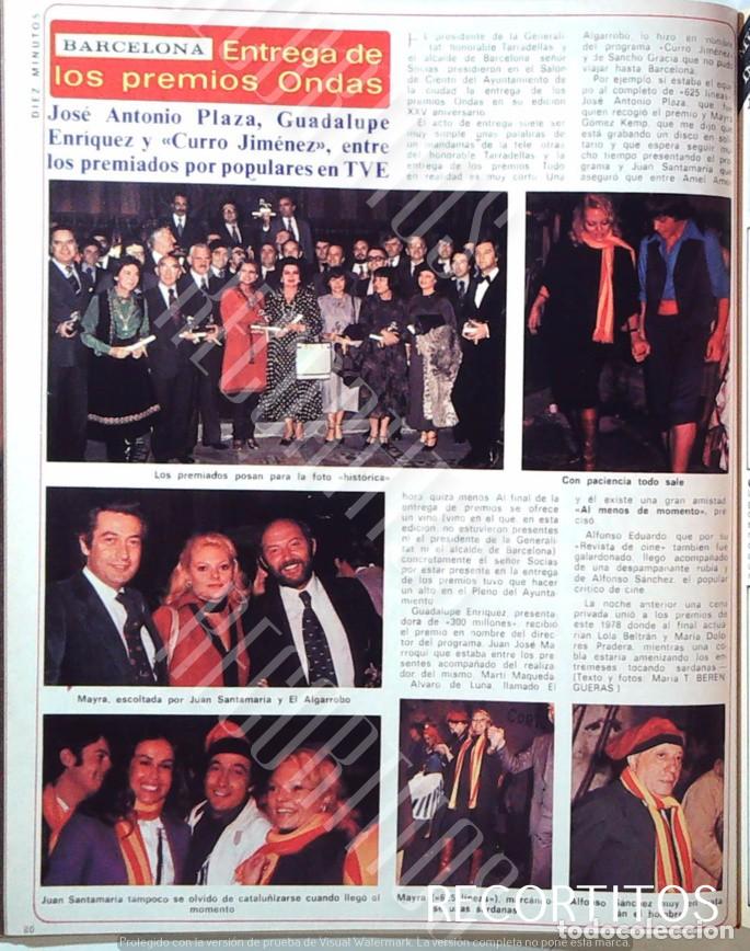 Collectionnisme de Revues et Journaux: MAYRA GOMEZ KEMP UN DOS TRES 1 2 3 625 LINEAS JOSE ANTONIO PLAZA GUADALUPE ENRIQUEZ SANCHO GRACIA CU