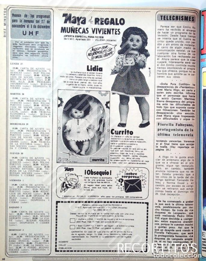 Collectionnisme de Revues et Journaux: LA ABEJA MAYA Y LAS MU&Ntilde;ECAS VIVIENTES IDIA Y CURRITO
