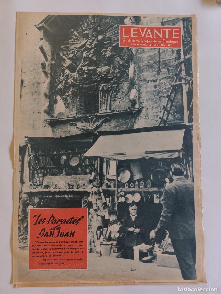 Collection Magazines and Newspapers: REVISTA LEVANTE 1966, SAN JUAN LES PARAETES, LA PINTURA DE CEFERINO OLIVE