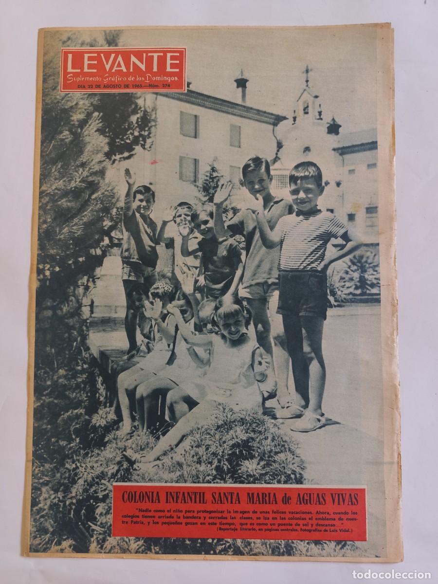 Collectionnisme de Revues et Journaux: REVISTA LEVANTE 1965 COLONIA INFANTIL SANTA MARIA AGUAS VIVAS, RIGOBERTO SOLER, 100 MADRE SACRAMENTO