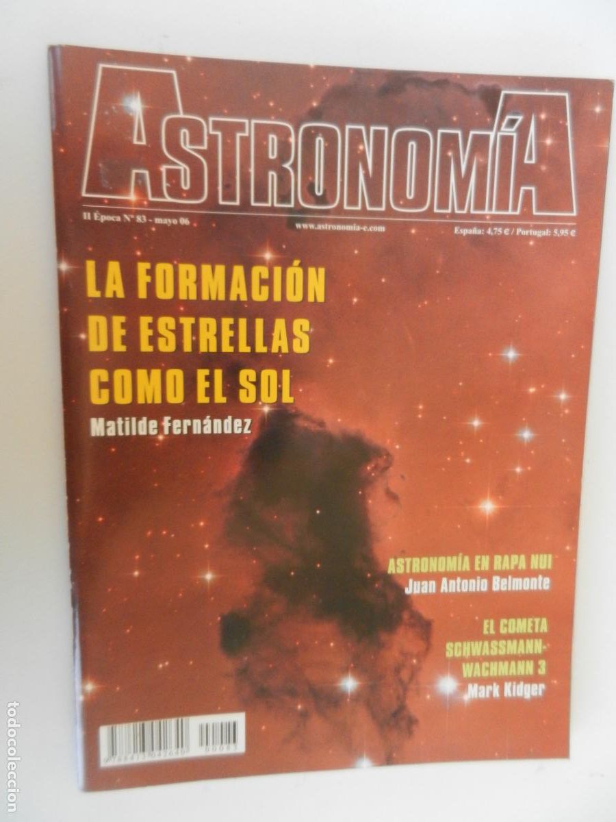 Collection Magazines and Newspapers: TRIBUNA DE ASTRONOMIA Y UNIVERSO REVISTA N&ordm; 83- 05-2006 -ASTRONOMIA EN RAPA NUI -VER INDICE