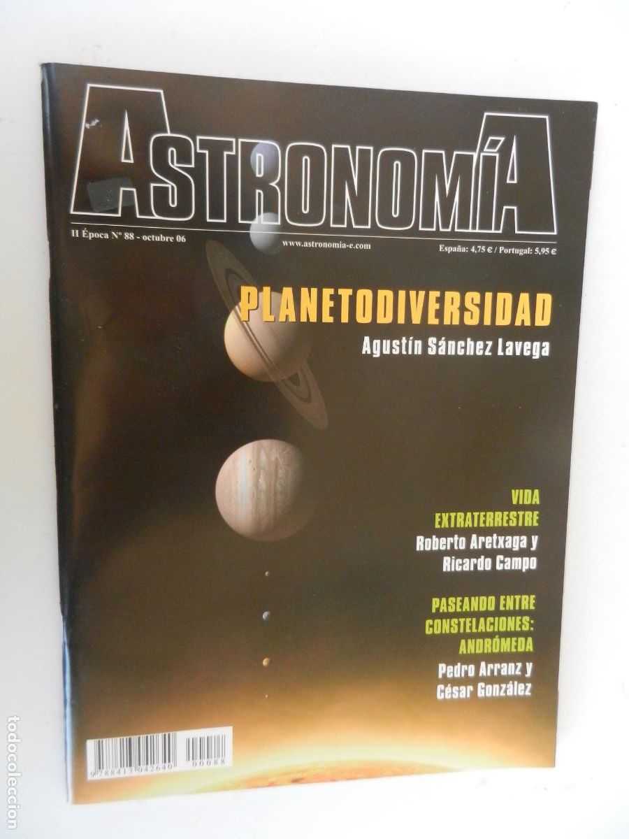 Sammeln von Zeitschriften und Zeitungen: TRIBUNA DE ASTRONOMIA Y UNIVERSO REVISTA N&ordm; 88- 10-2006 -PLANETODIVERSIDAD -VER INDICE
