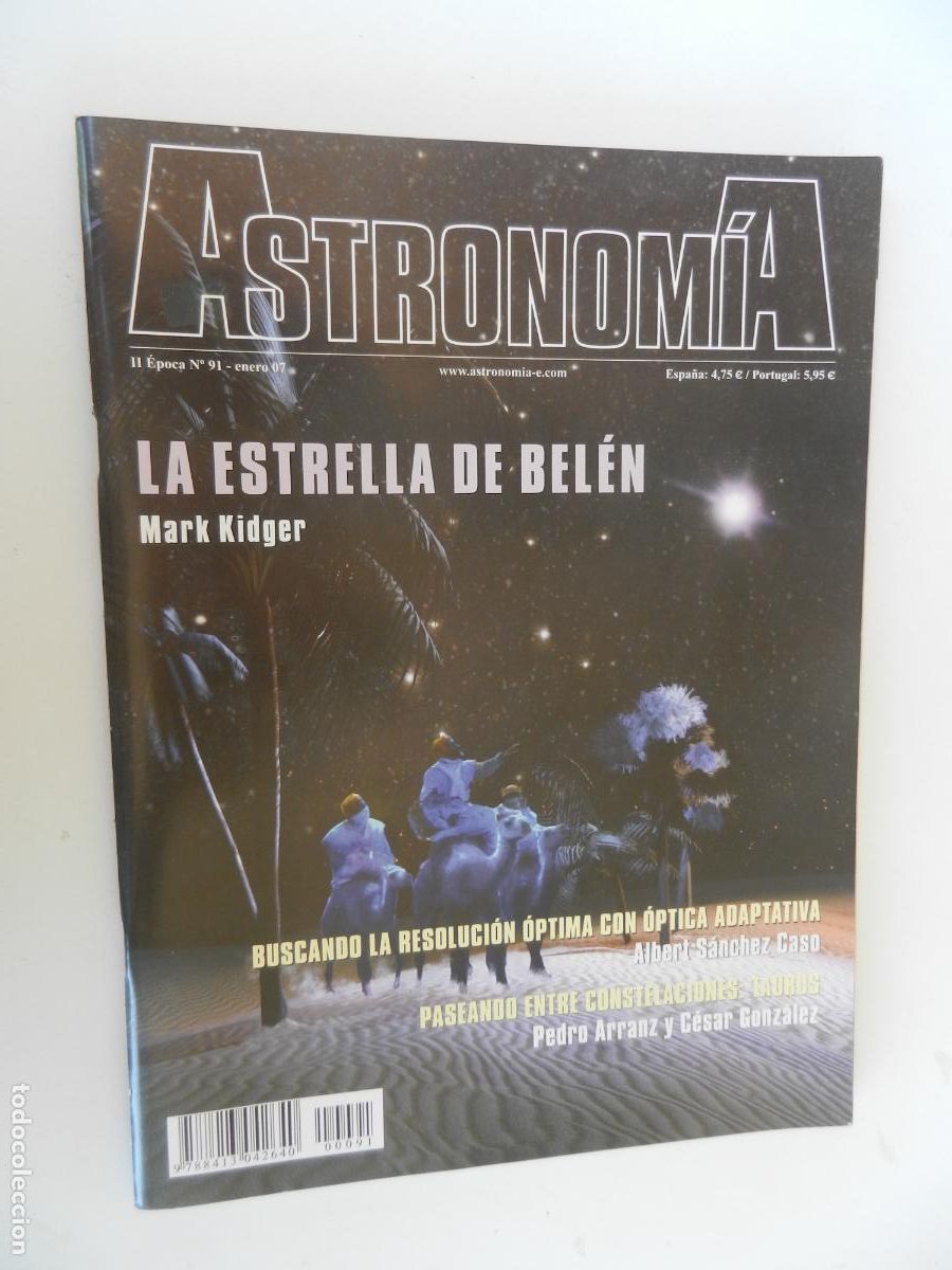 Sammeln von Zeitschriften und Zeitungen: TRIBUNA DE ASTRONOMIA Y UNIVERSO REVISTA N&ordm; 91- 01-2007 -LA ESTRELLA DE BELEN -VER INDICE