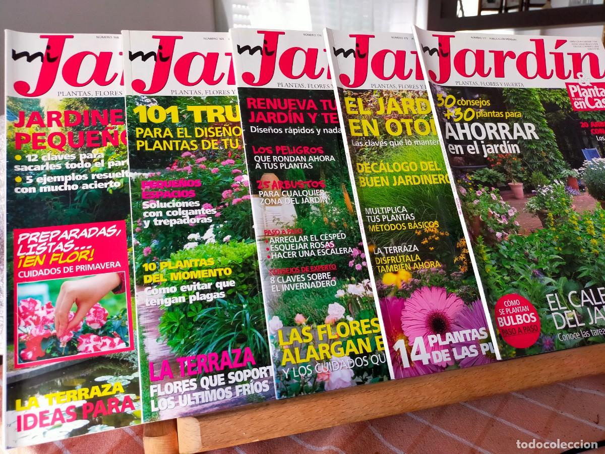 Colecionismo de Revistas e Jornais: MI JARD&Iacute;N. LOTE DE 5 REVISTAS. N&ordm; 168 - 169 - 174 - 175 - 177