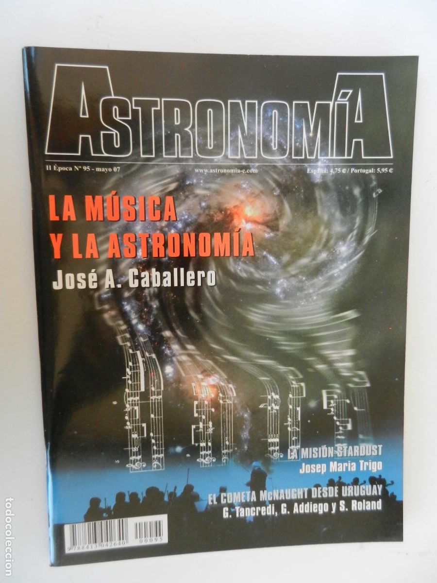 Coleccionismo de Revistas y Peri&oacute;dicos: TRIBUNA DE ASTRONOMIA Y UNIVERSO REVISTA N&ordm; 95- 05-2007 -LA MUSICA Y LA ASTRONOMIA -VER INDICE