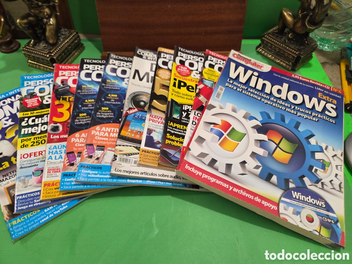 Coleccionismo de Revistas y Peri&oacute;dicos: LOTE DE 10 REVISTAS...&rdquo;&rdquo;PERSONAL COMPUTER & INTERNET&rdquo;&rdquo;......