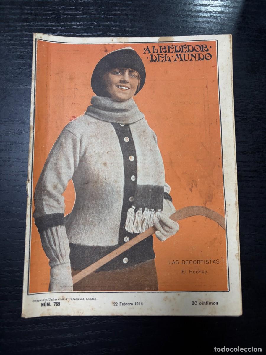 Coleccionismo de Revistas y Peri&oacute;dicos: ALREDEDOR DEL MUNDO. N&ordm; 769. FEBRERO 1914. NUEVA YORK SUBTERRANEA. LEER