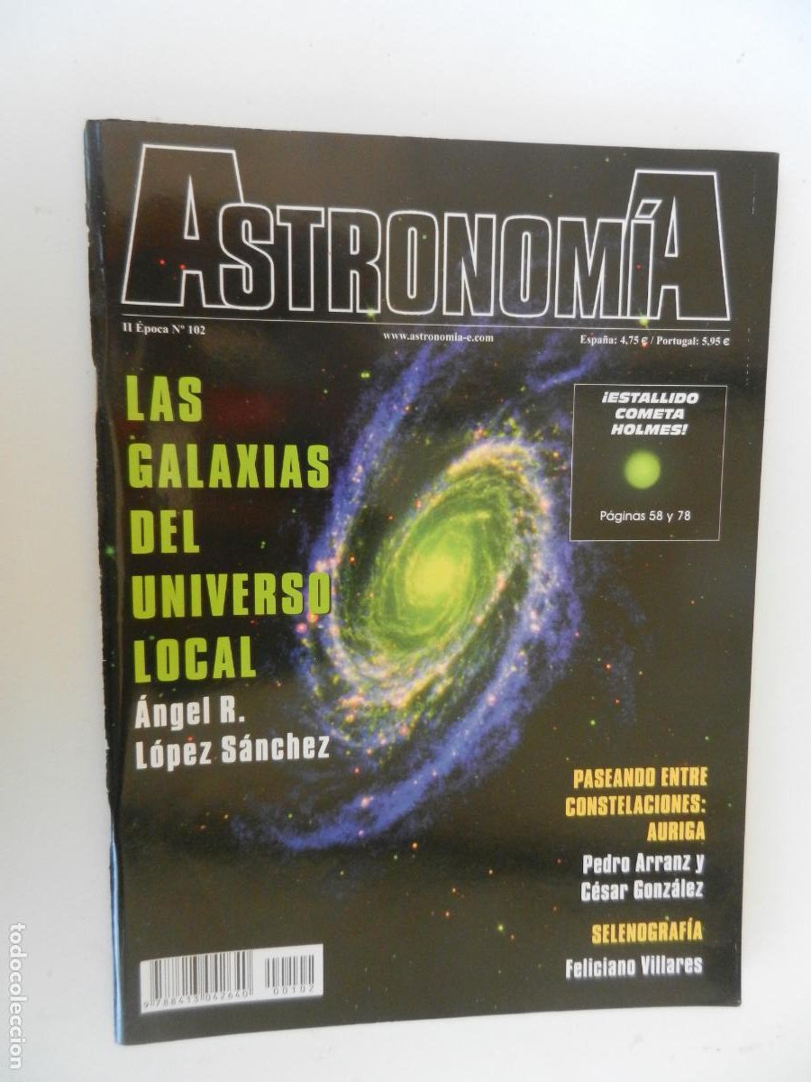 Colecionismo de Revistas e Jornais: TRIBUNA DE ASTRONOMIA Y UNIVERSO REVISTA N&ordm; 102-12-2007-LAS GALAXIAS DEL UNIVERSO LOCAL -VER INDICE
