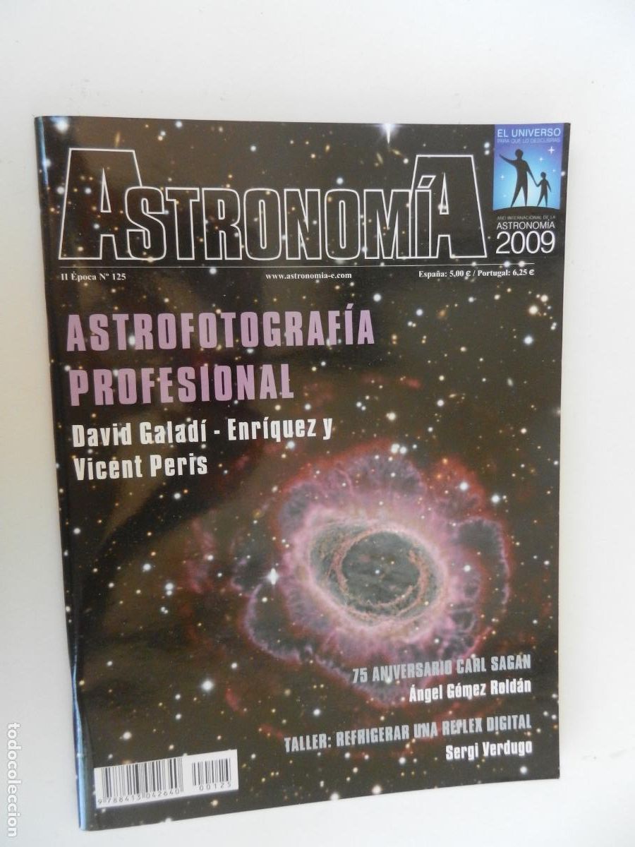 Coleccionismo de Revistas y Peri&oacute;dicos: TRIBUNA DE ASTRONOMIA Y UNIVERSO REVISTA N&ordm; 125-11-2009-ASTROFOTOGRAFIA - VER INDICE