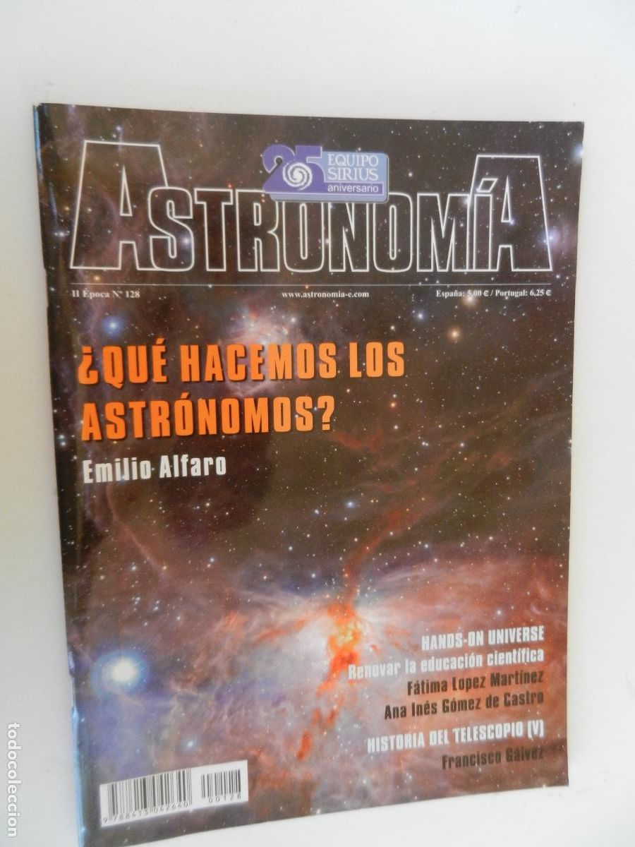 Coleccionismo de Revistas y Peri&oacute;dicos: TRIBUNA DE ASTRONOMIA Y UNIVERSO REVISTA N&ordm; 128-02-2010-&iquest;QUE HACEMOS LOS ASTRONOMOS?- VER INDICE