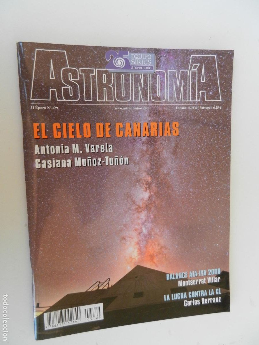 Coleccionismo de Revistas y Peri&oacute;dicos: TRIBUNA DE ASTRONOMIA Y UNIVERSO REVISTA N&ordm; 129-03-2010-EL CIELO DE CANARIAS - VER INDICE