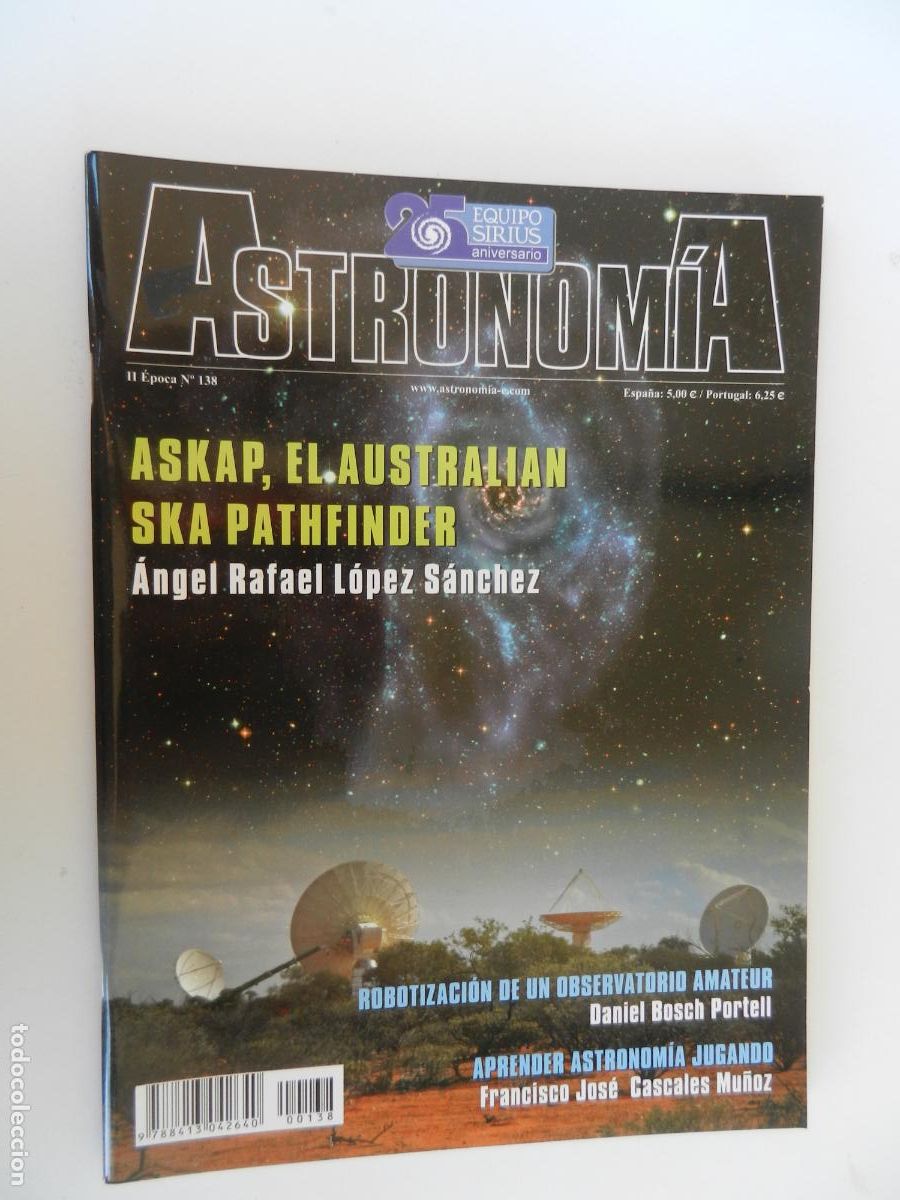 Coleccionismo de Revistas y Peri&oacute;dicos: TRIBUNA DE ASTRONOMIA Y UNIVERSO REVISTA N&ordm; 138-12-2010-ASKAP , EL AUSTRALIAN -SKA - VER INDICE