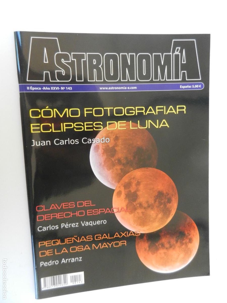 Coleccionismo de Revistas y Peri&oacute;dicos: TRIBUNA DE ASTRONOMIA Y UNIVERSO REVISTA N&ordm; 143-05-2011-FOTOGRAFIAR ECLIPSES LUNA - VER INDICE