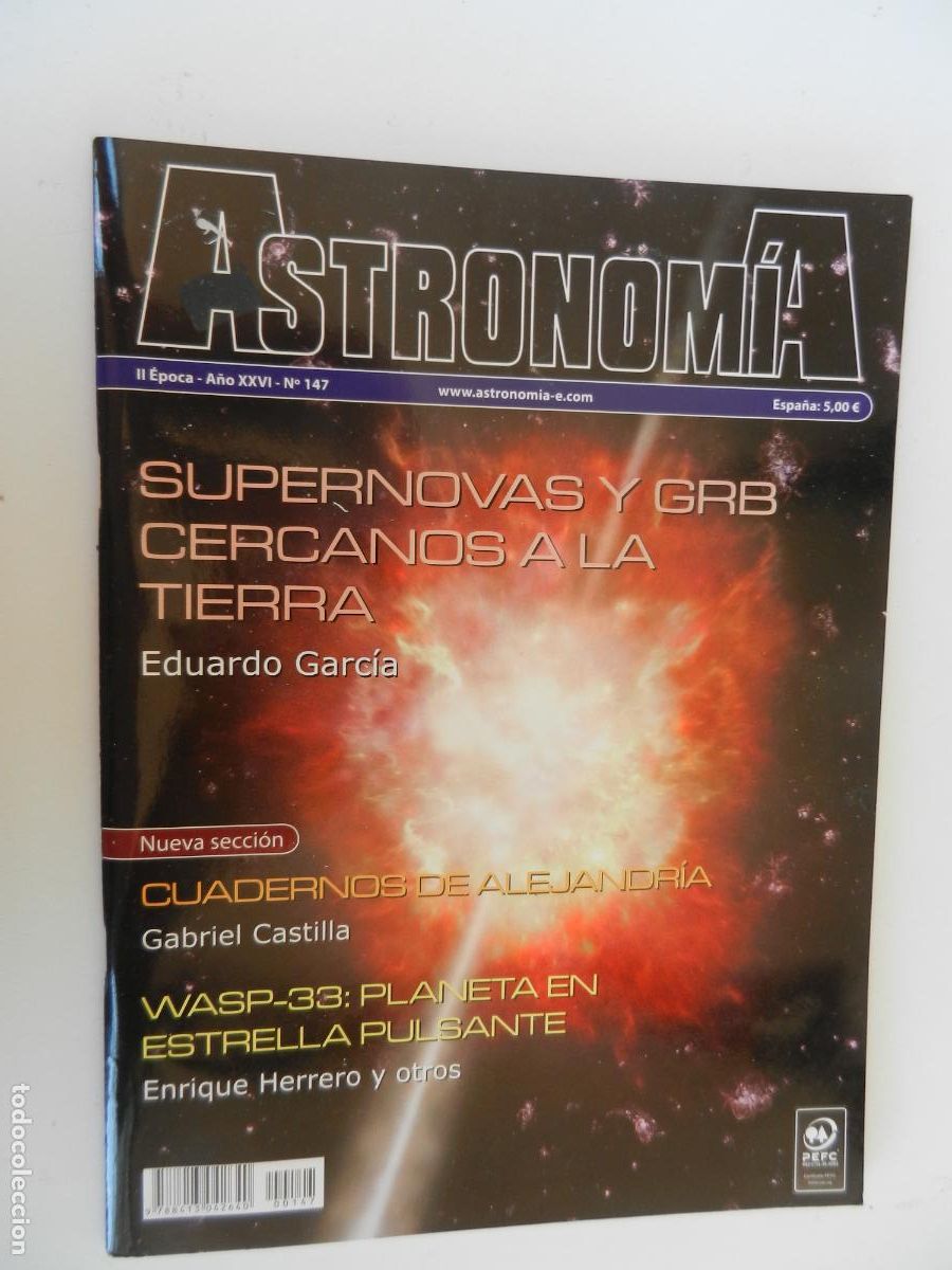 Coleccionismo de Revistas y Peri&oacute;dicos: TRIBUNA DE ASTRONOMIA Y UNIVERSO REVISTA N&ordm; 147-09-2011-SUPERNOVAS Y GRB - VER INDICE