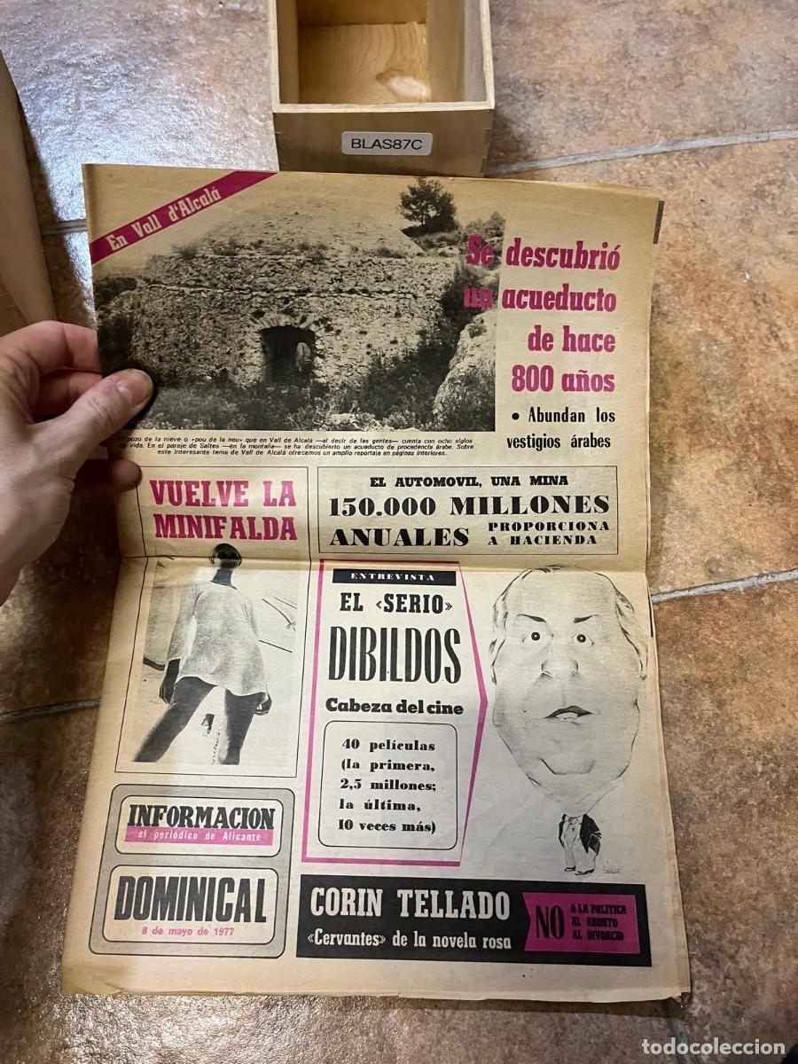 Coleccionismo de Revistas y Peri&oacute;dicos: BLAS87C Informaci&oacute;n Dominical, 8 de mayo de 1977. Suplemento del peri&oacute;dico Informaci&oacute;n de Alicante.