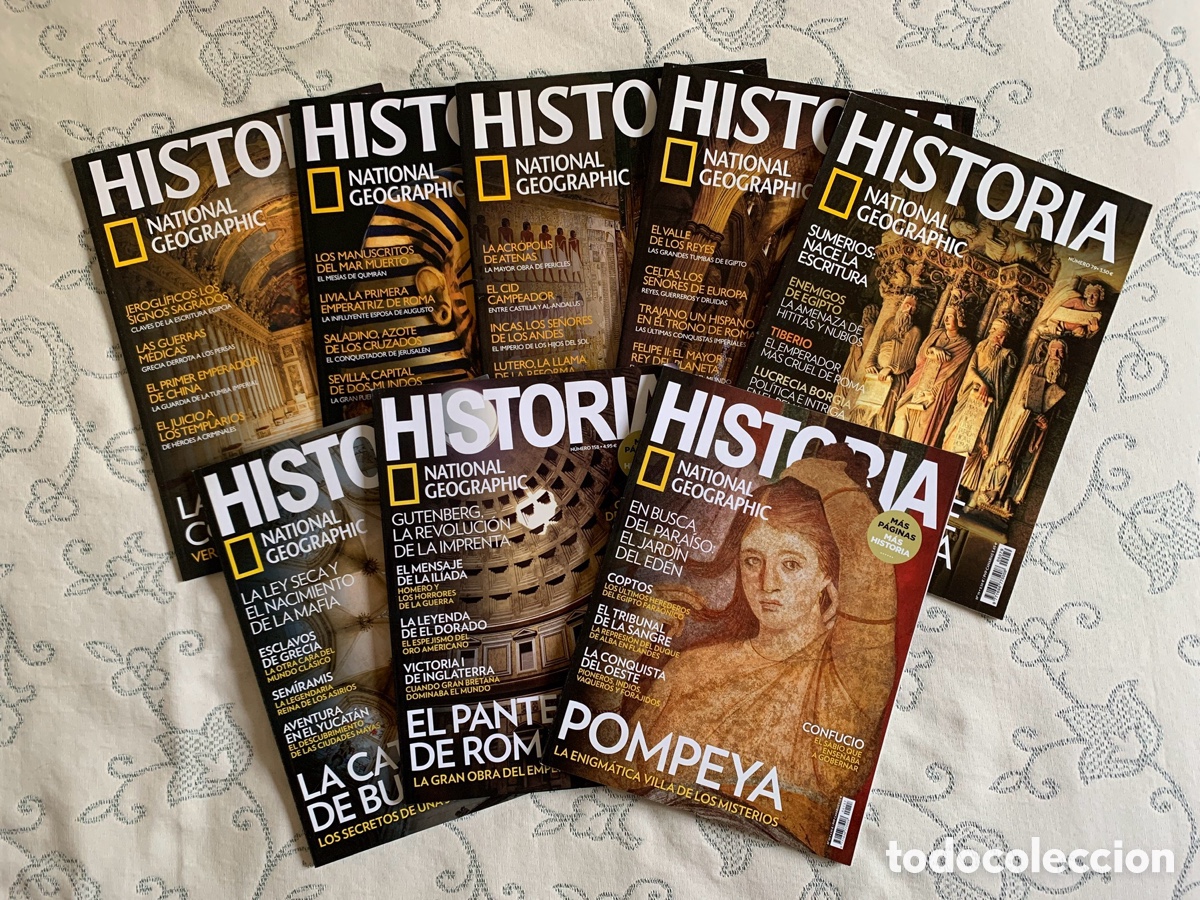 Coleccionismo de Revistas y Peri&oacute;dicos: National Geographic Historia: Revistas sueltas