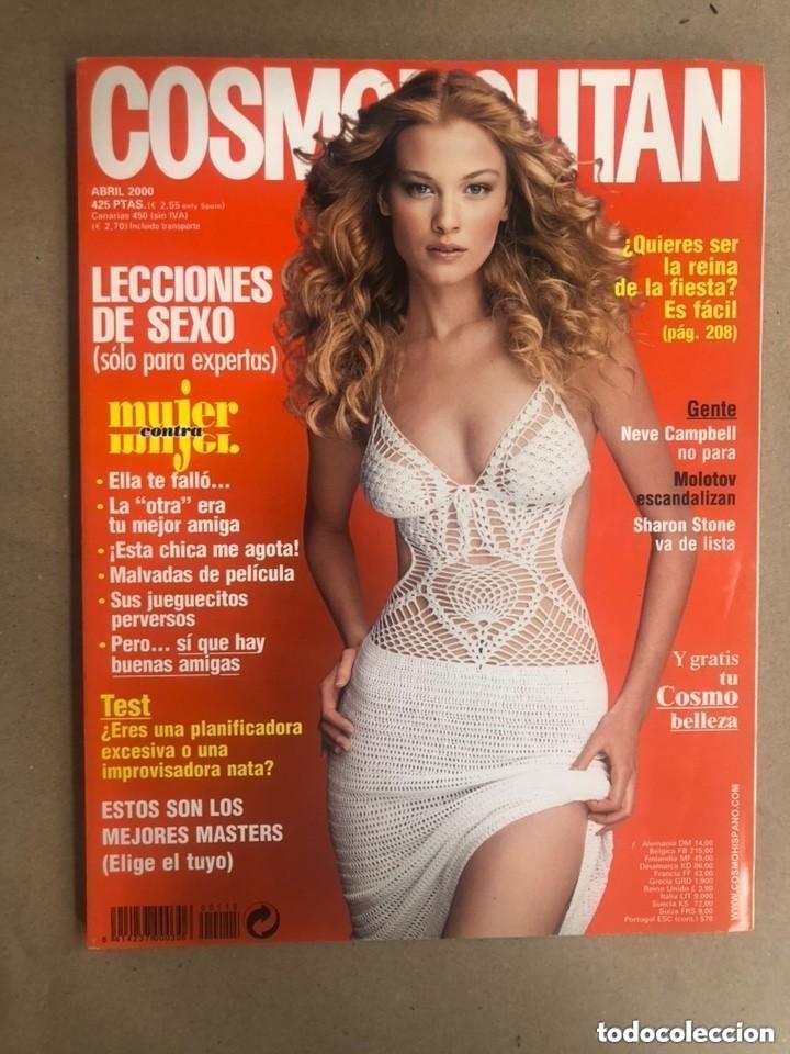 Coleccionismo de Revistas y Peri&oacute;dicos: COSMOPOLITAN - ABRIL 2000 - HOLLYANNE, NEV&Eacute; CAMPBELL, SHARON STONE, ACTORES DE FRIENDS