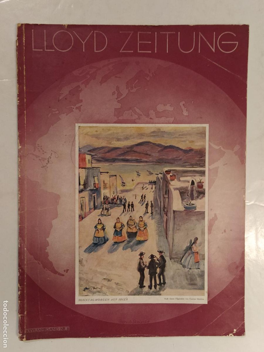 Collezionismo di Riviste e Giornali: LLOYD ZEITUNG - NUMERO 8 A&Ntilde;O 1934 - REVISTA ANTIGUA - ORIGINAL
