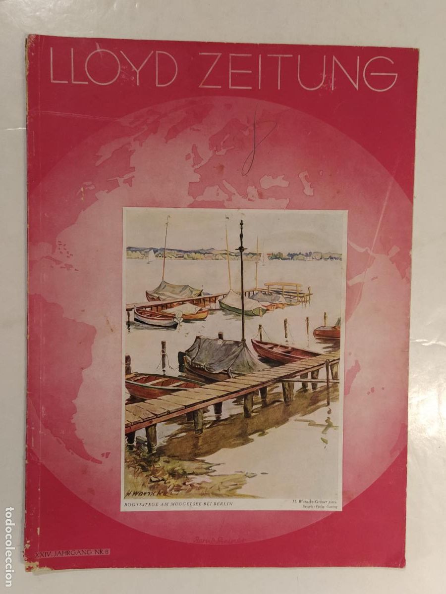 Collezionismo di Riviste e Giornali: LLOYD ZEITUNG - NUMERO 8 A&Ntilde;O 1932 - REVISTA ANTIGUA - ORIGINAL