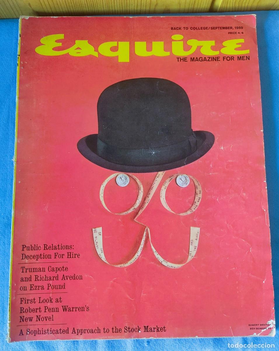 Coleccionismo de Revistas y Peri&oacute;dicos: ESQUIRE THE MAGAZINE FOR MEN A&Ntilde;O 1959