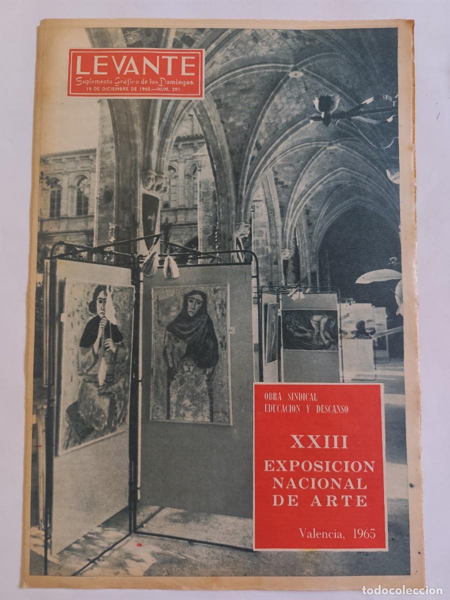 Coleccionismo de Revistas y Peri&oacute;dicos: REVISTA LEVANTE 1965 XXIII EXPOSICION NACIONAL DE ARTE OBRA SINDICAL EDUCACION Y DESCANSO, ALBUFERA