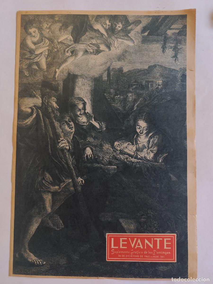 Coleccionismo de Revistas y Peri&oacute;dicos: REVISTA LEVANTE 1965 PATRIARCA JUAN DE RIBERA VILLA SAN MATEO, LA NOCHEBUENA DE LOS MARINOS