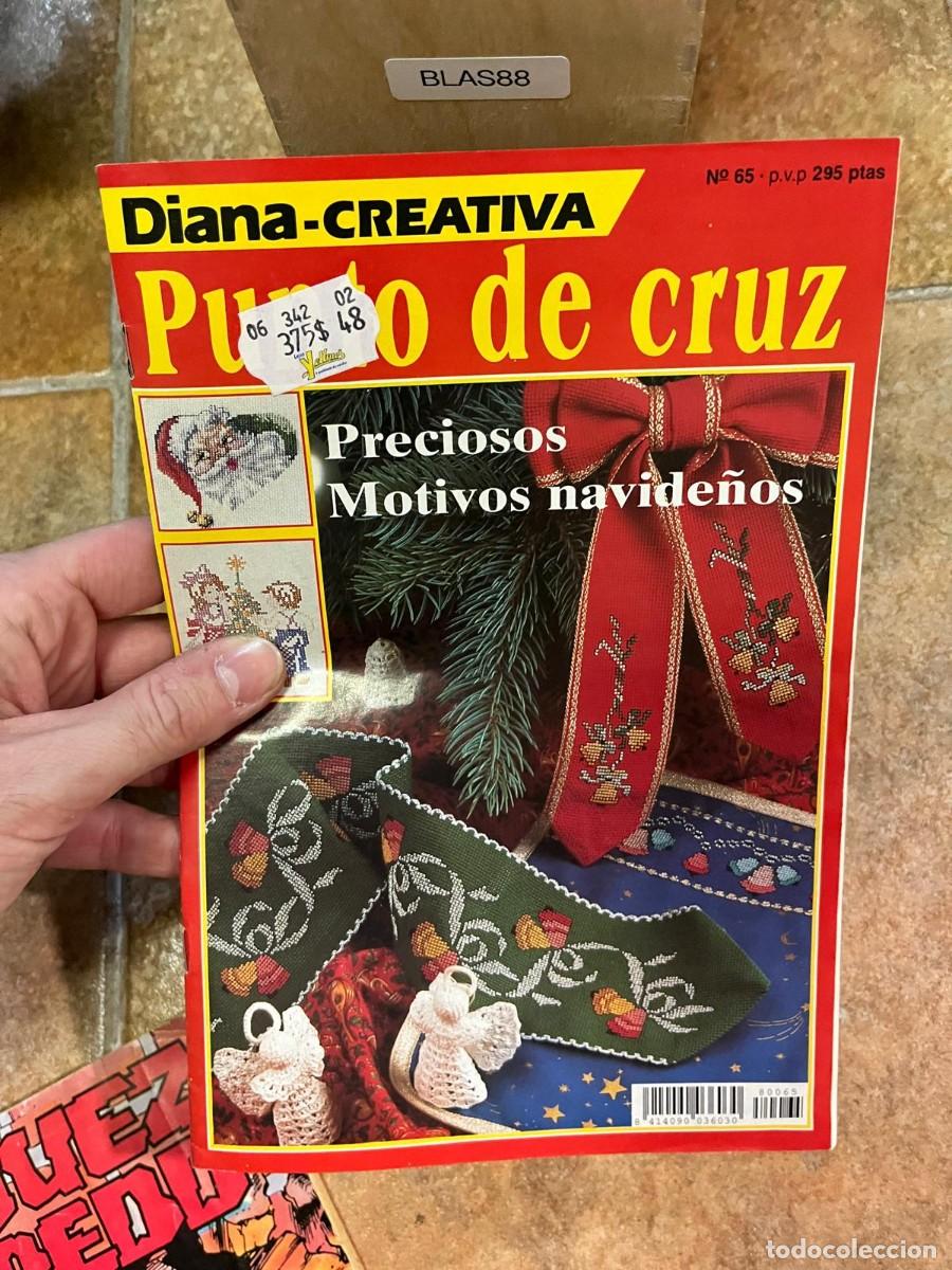 Coleccionismo de Revistas y Peri&oacute;dicos: BLAS88 REVISTA DIANA-CREATIVA Punto de Cruz n&ordm; 65. &rdquo;Preciosos motivos navide&ntilde;os&rdquo;.