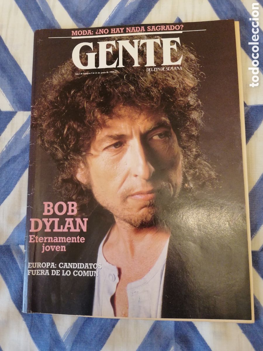 Coleccionismo de Revistas y Peri&oacute;dicos: Revista Gente Diario 16 N&ordm;9 Junio 1989.Bob Dylan,Margarita Landi,Marianne Sagebrecht...