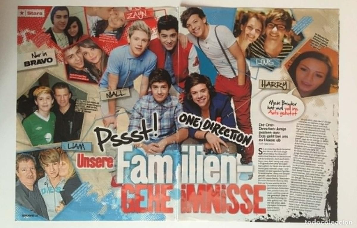Coleccionismo de Revistas y Peri&oacute;dicos: One Direction Original 2-Page Article Clipping A3 Bravo Magazine Germany Music