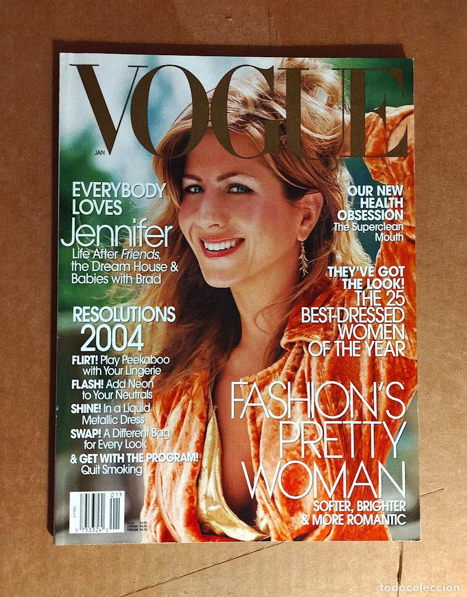 Coleccionismo de Revistas y Peri&oacute;dicos: VOGUE US JANUARY 2004 - JENNIFER ANISTON - CLAUDIA SCHIFFER - STEPHANIE SEYMOUR - 158 p.