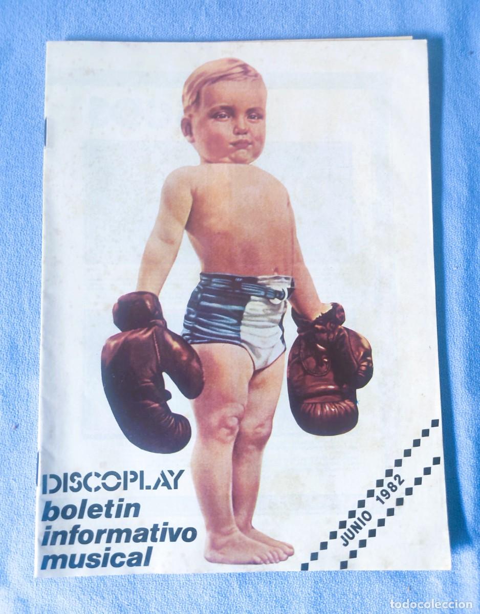 Coleccionismo de Revistas y Peri&oacute;dicos: BOLETIN INFORMATIVO MUSICAL DISCOPLAY JUNIO 1982