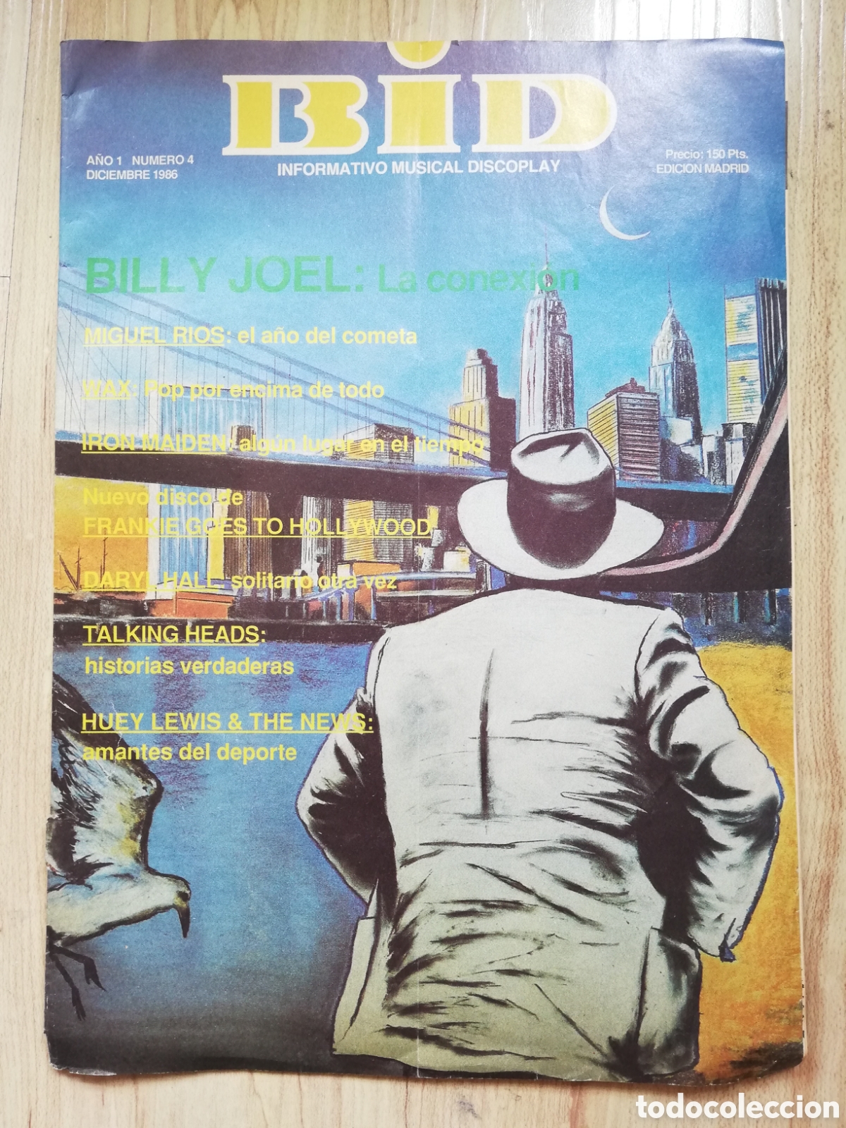 Coleccionismo de Revistas y Peri&oacute;dicos: BID. Informativo musical discoplay. N&uacute;mero 4 diciembre 1986. Edici&oacute;n Madrid
