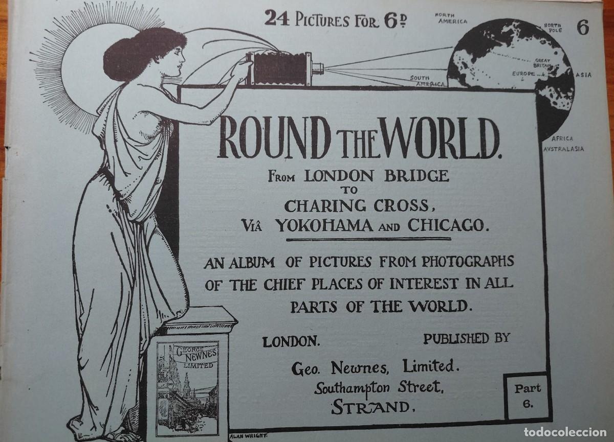 Sammeln von Zeitschriften und Zeitungen: CARPETA FOTOGR&Aacute;FICA DE LA COLECCI&Oacute;N ROUND THE WORLD (N&ordm; 6, ESPA&Ntilde;A, MEDITERR&Aacute;NEO...)