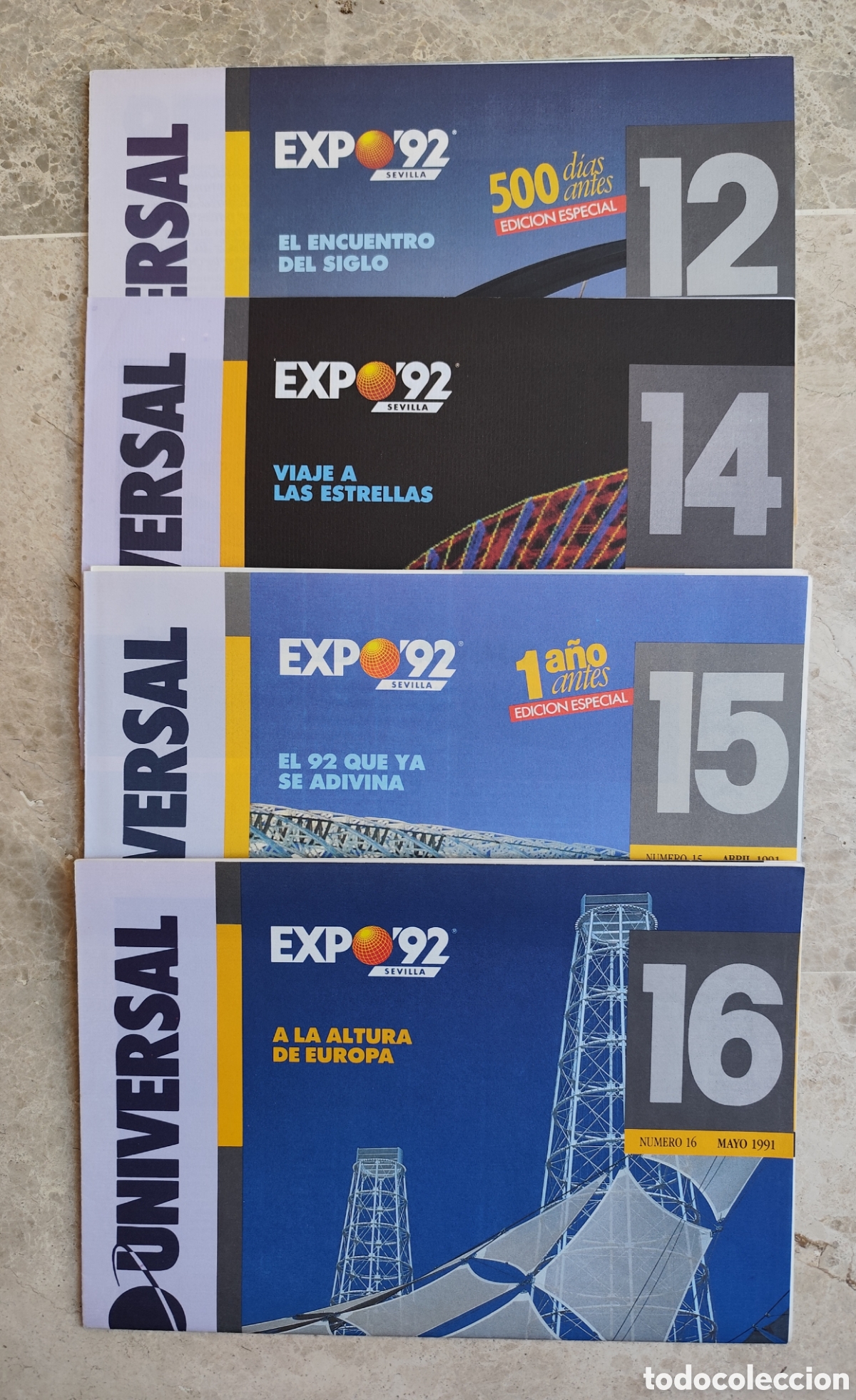 Coleccionismo de Revistas y Peri&oacute;dicos: LOTE 13 NUMEROS REVISTA SEVILLA UNIVERSAL