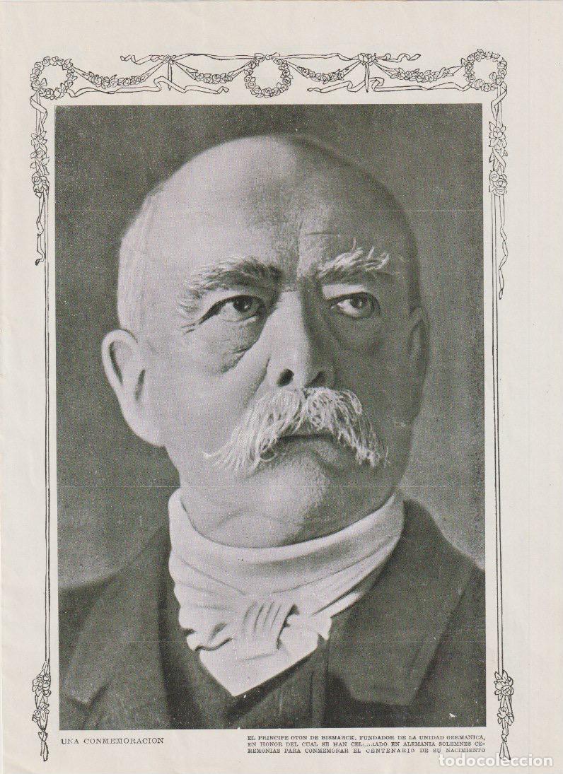 Collezionismo di Riviste e Giornali: * OTTO VON BIRMARK * Pr&iacute;ncipe Oton de Bismark - 1915