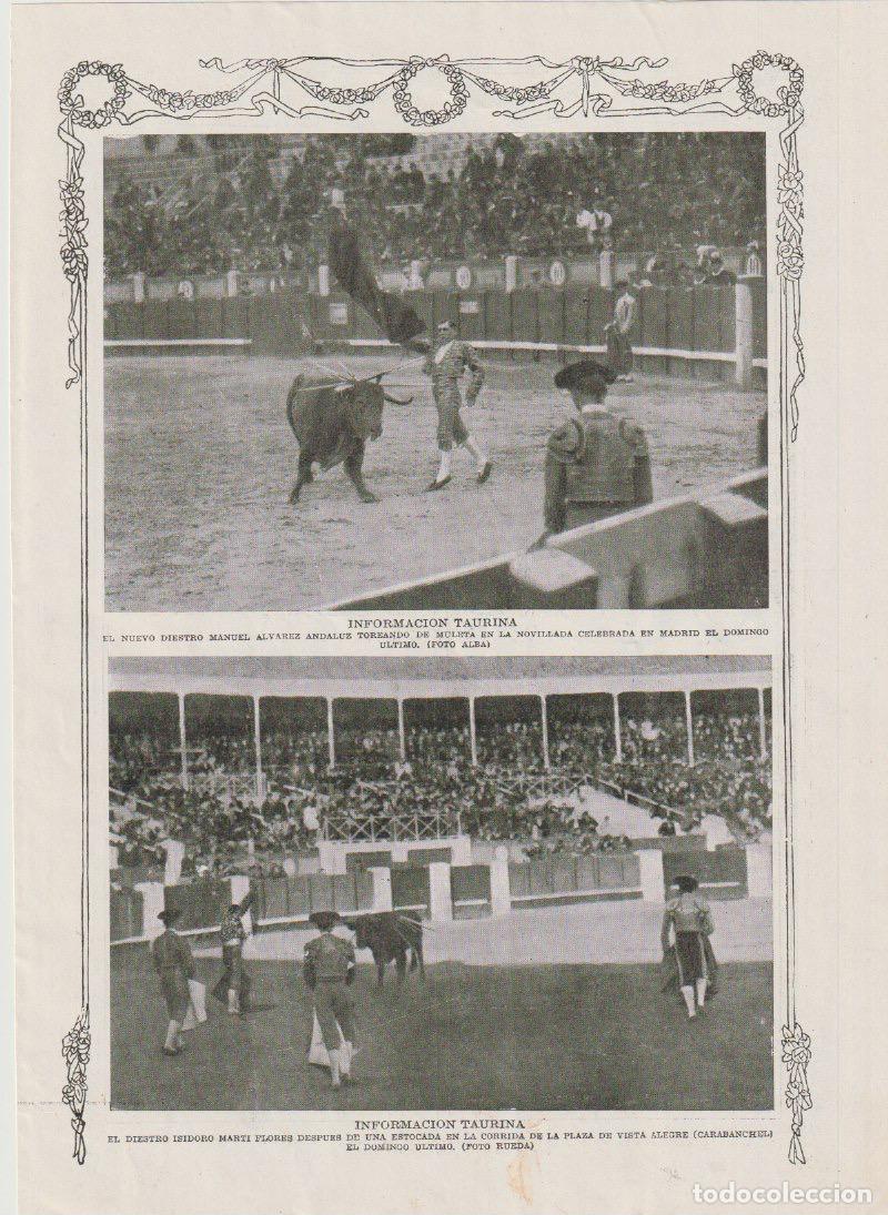 Collezionismo di Riviste e Giornali: * TOROS Y TOREROS * Manuel &Aacute;lvarez Andaluz, Isidoro Mart&iacute; Flores - 1915