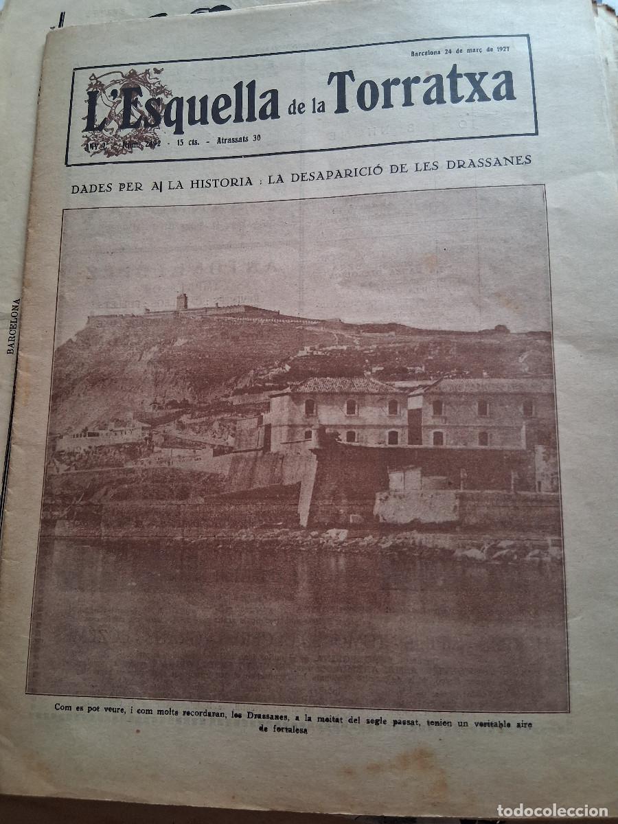 Collezionismo di Riviste e Giornali: ESQUELLA de la TORRATXA, L&rsquo;: n&ordm; 2492 ,24 de mar&ccedil; de 1927, &ldquo;Dades per a la historia : la desaparici&oacute;