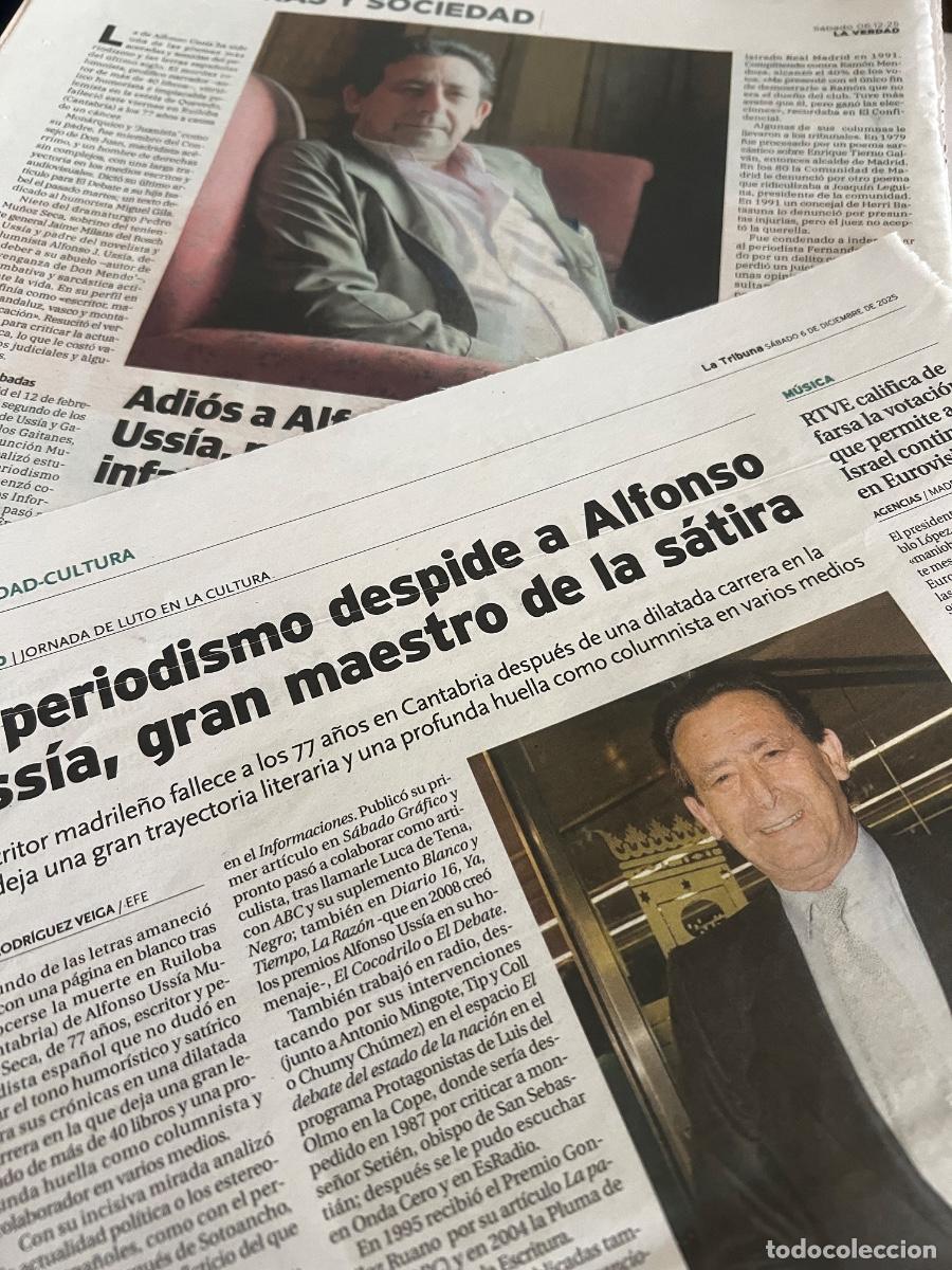Coleccionismo de Revistas y Peri&oacute;dicos: Art&iacute;culos sobre ALFONSO USS&Iacute;A. TERTULIANO, COLUMNISTA ESCRITOR