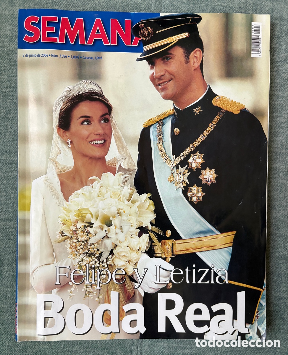 Coleccionismo de Revistas y Peri&oacute;dicos: (L865) Revista Semana N&ordm; 3356 2004 Boda Real Felipe y Letizia 322 pag