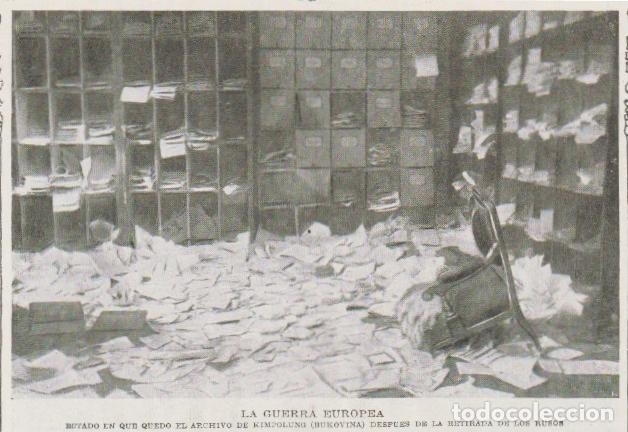 Coleccionismo de Revistas y Peri&oacute;dicos: * I GUERRA MUNDIAL * RUMAN&Iacute;A * Archivo de Kimpolung (Bukovina) - 1915