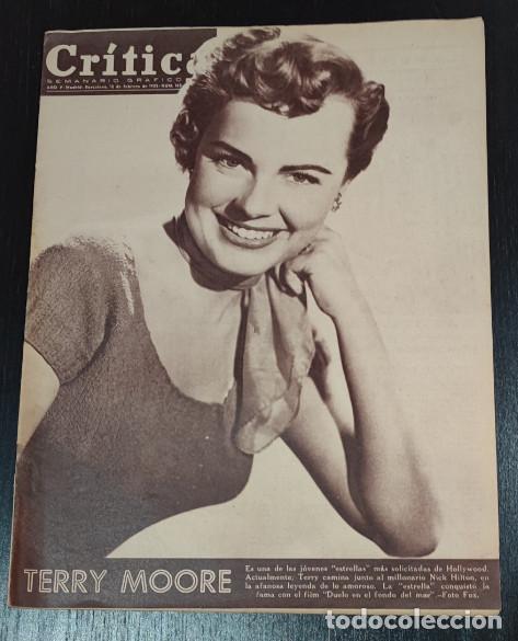Coleccionismo de Revistas y Peri&oacute;dicos: REVISTA CRITICA 1955, TERRY MOORE, COCO CHANEL, ANA MARISCAL, GINA MARCELL, ETC.