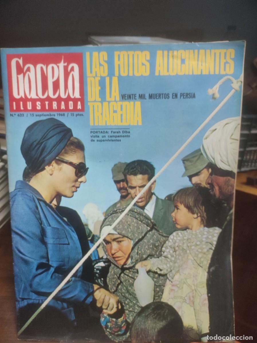 Coleccionismo de Revistas y Peri&oacute;dicos: Gaceta Ilustrada &bull; Fotos de la tragedia en Persia (20.000 muertos). &bull; Ensayo para la Luna: Apolo