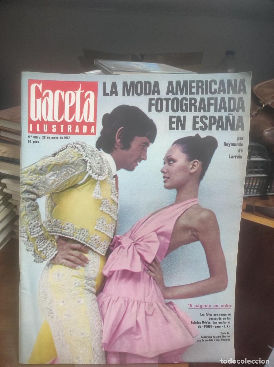 Coleccionismo de Revistas y Peri&oacute;dicos: Gaceta Ilustrada (N&ordm; 816 - Moda Americana) Tem&aacute;tica Principal: La moda americana fotografiada en Esp