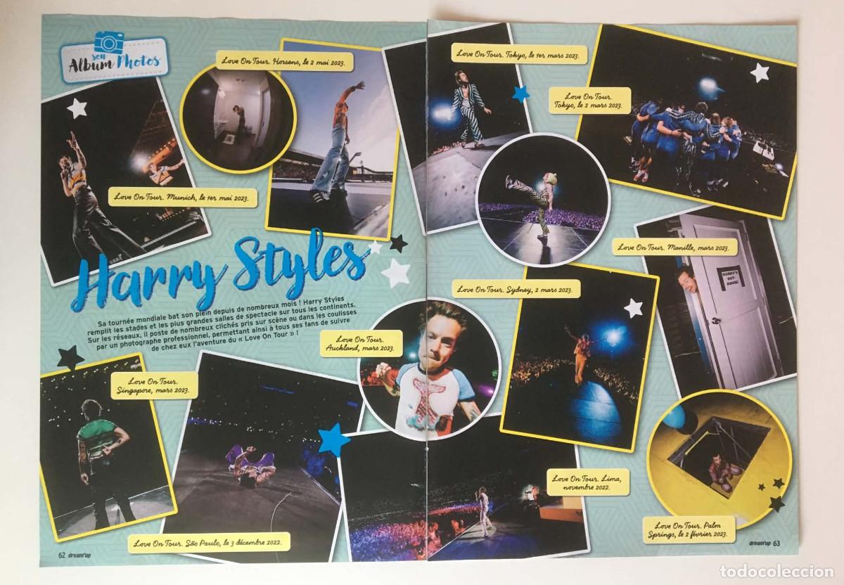 Coleccionismo de Revistas y Peri&oacute;dicos: Harry Styles Love On Tour Photo Album Clipping A3 - Dream'up Magazine France Music